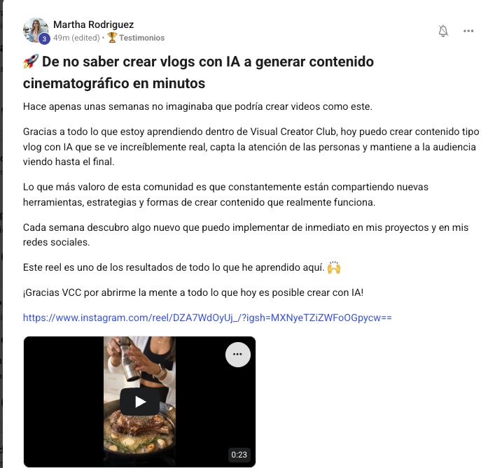 Testimonio de Martha Rodriguez