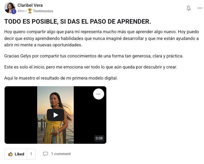 Testimonio de Claribel Vera